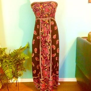 Angie Strapless Maxi Dress